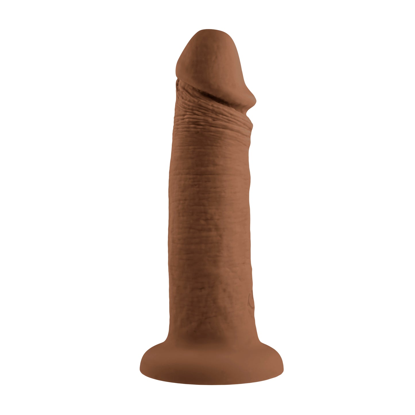 Evolved 6" VIBRATING DONG DARK Brown 15.2cm USB Rechargeable Vibrating Dildo