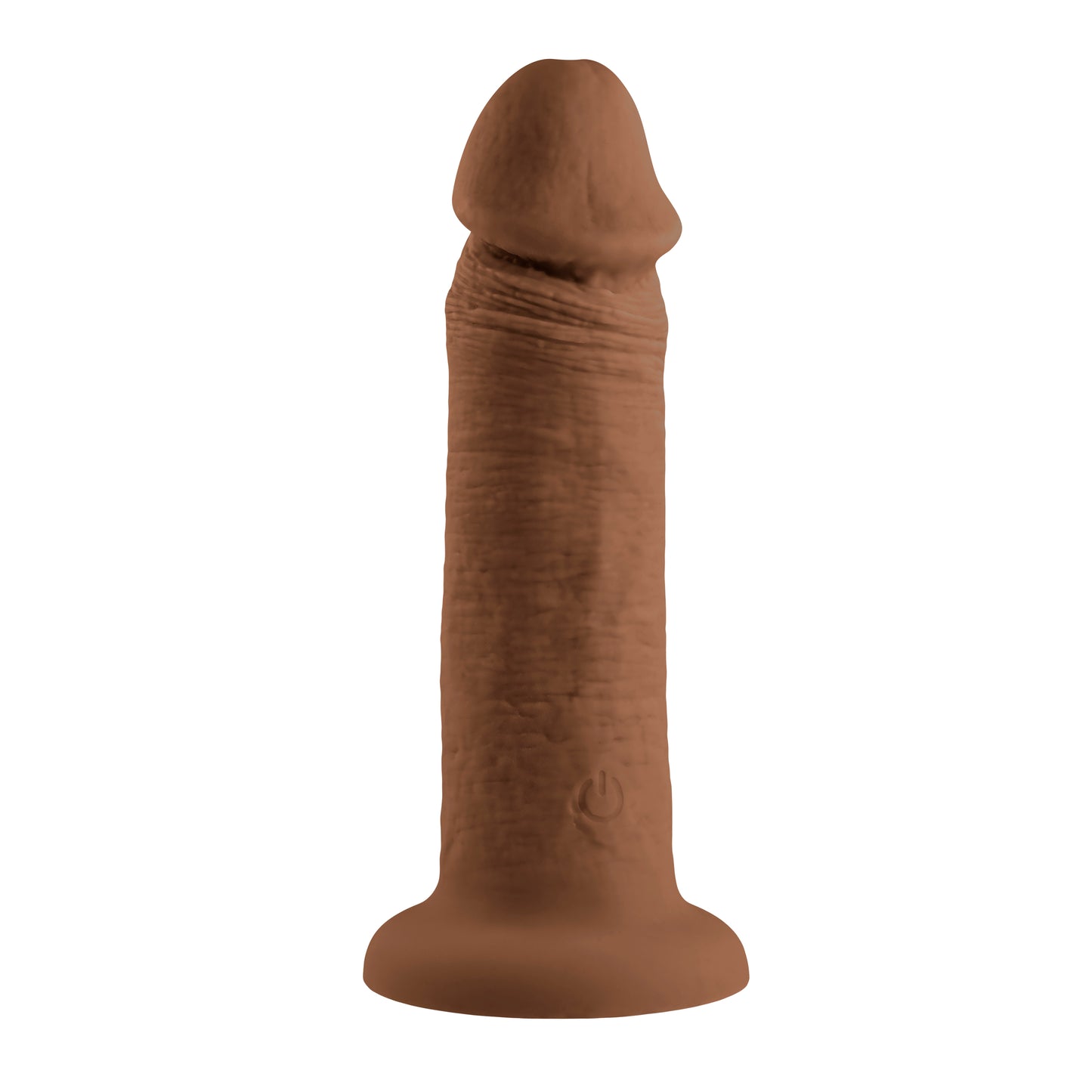 Evolved 6" VIBRATING DONG DARK Brown 15.2cm USB Rechargeable Vibrating Dildo