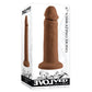 Evolved 6" VIBRATING DONG DARK Brown 15.2cm USB Rechargeable Vibrating Dildo