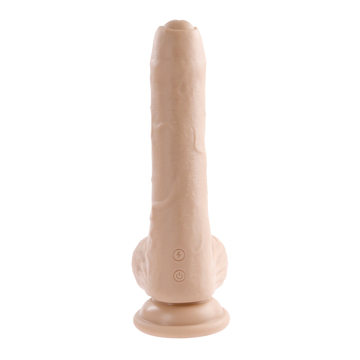 Evolved PEEK A BOO VIBRATING DILDO LIGHT 20.3cm USB Rechargeable Uncut Dong