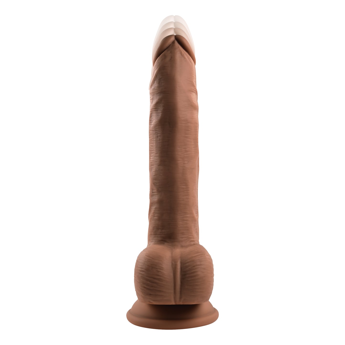 Evolved THRUST IN ME LIGHT Brown 23.5cm USB Rechargeable Thrusting Dong Dildo