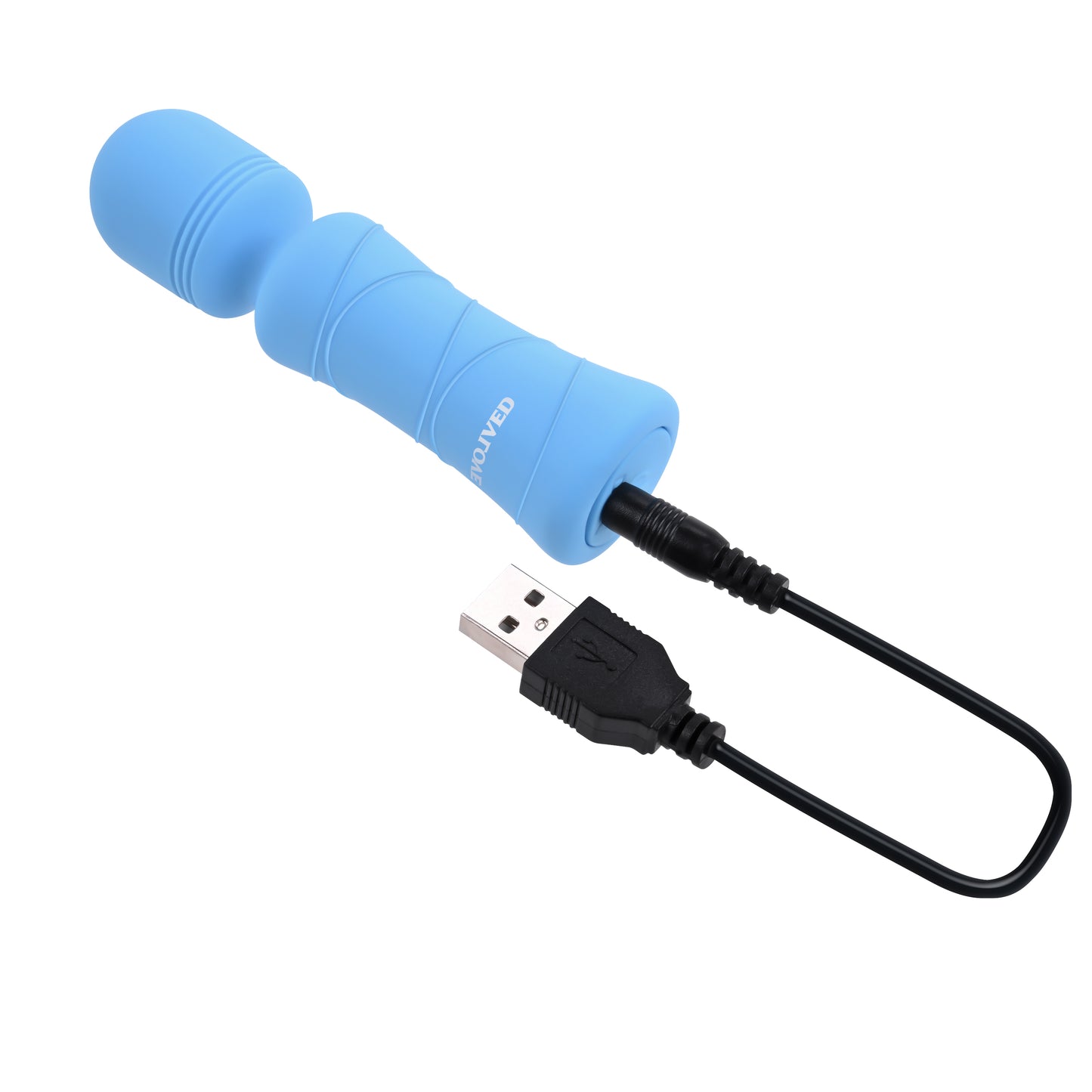 Evolved Out Of The Blue Mini Massager Wand - Blue