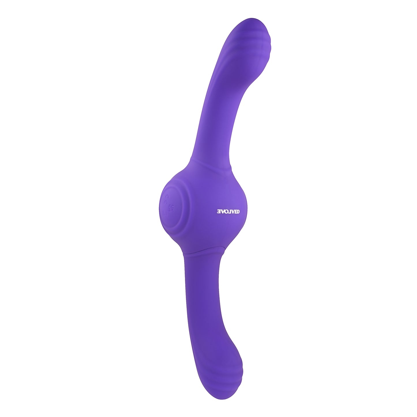 Evolved OUR GYRO VIBE Purple 29.5cm USB Rechargeable Super Double Vibrator