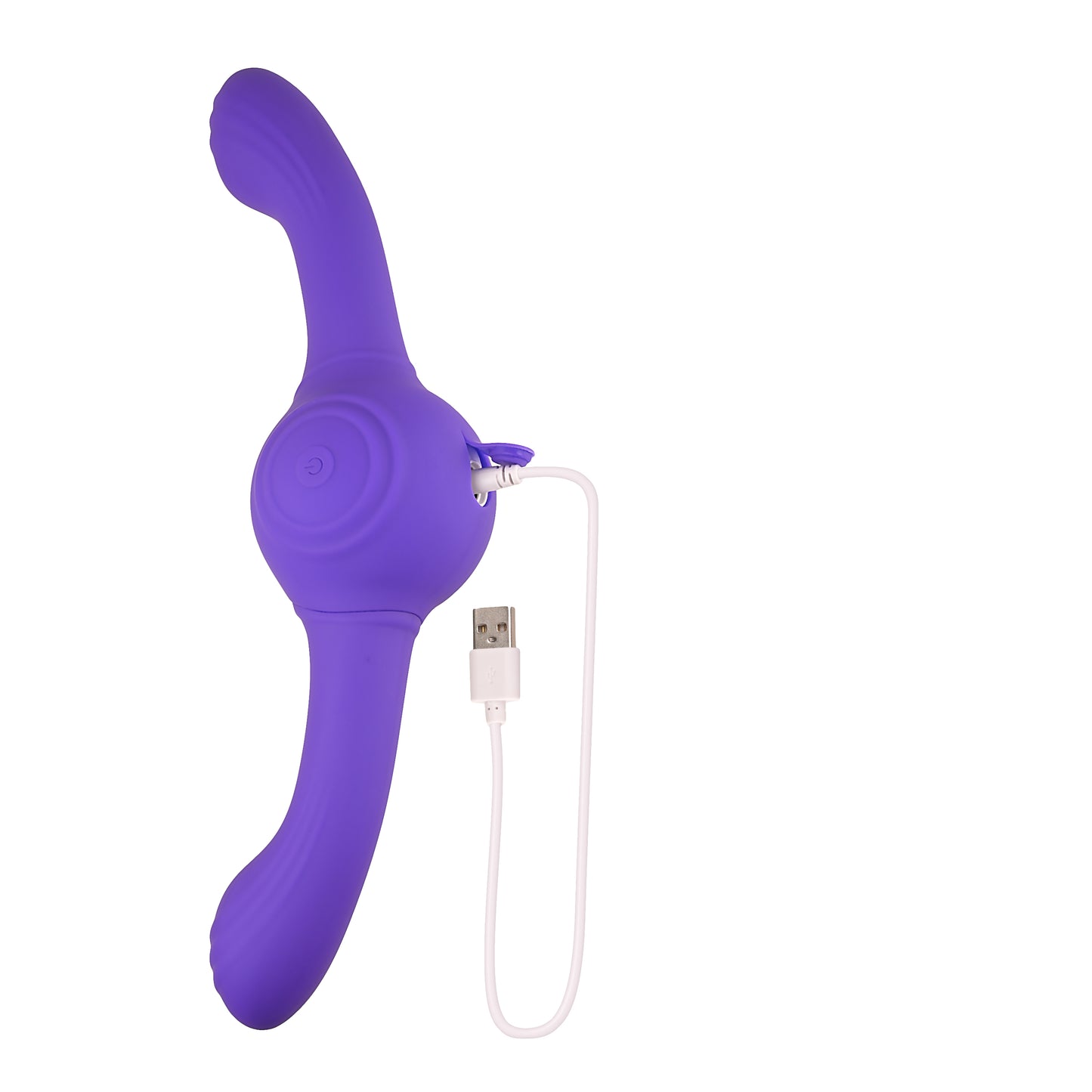 Evolved OUR GYRO VIBE Purple 29.5cm USB Rechargeable Super Double Vibrator