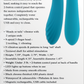 Evolved HEADS OR TAILS Blue 19.3cm USB Rechargeable Dual Ended Massager Vibrator