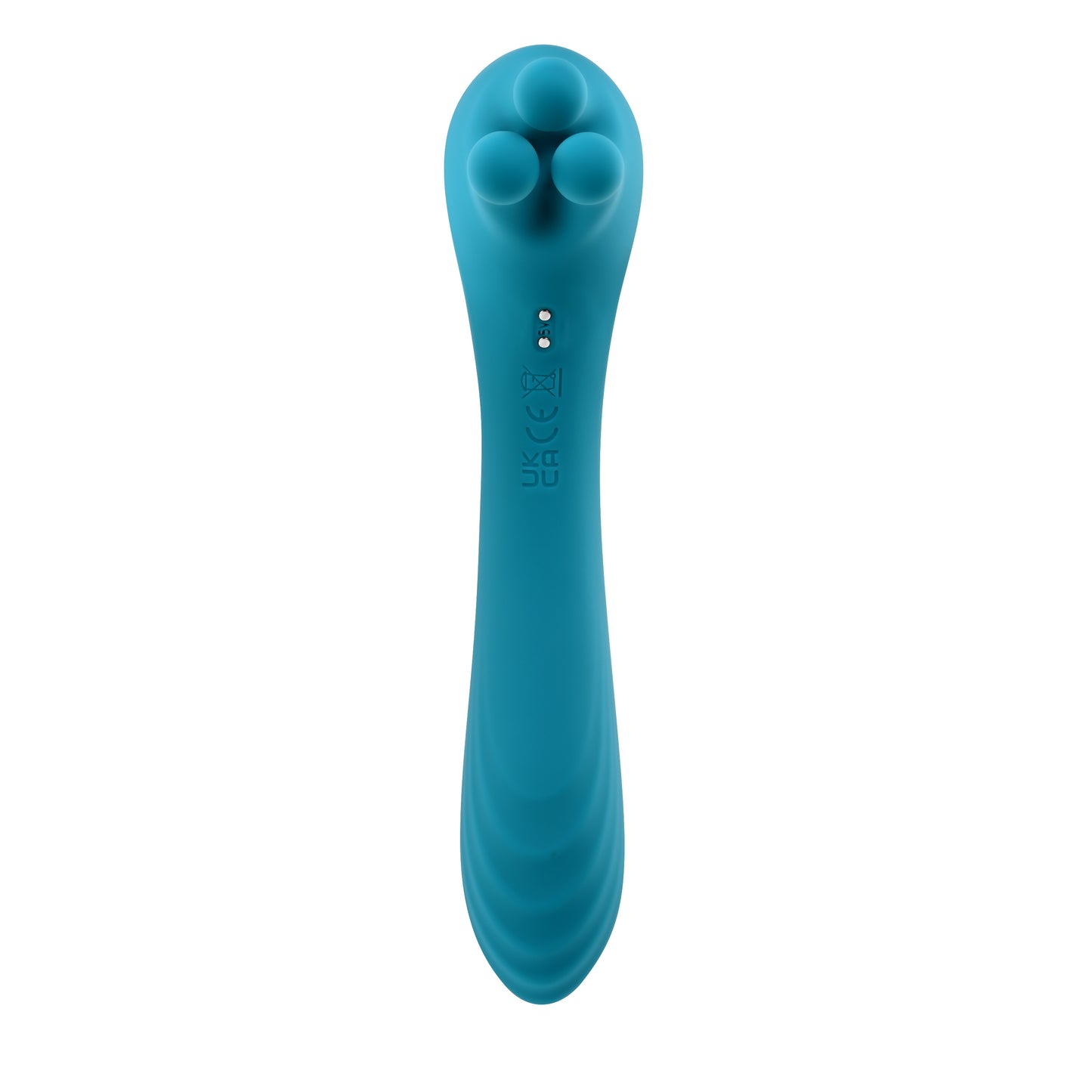 Evolved HEADS OR TAILS Blue 19.3cm USB Rechargeable Dual Ended Massager Vibrator