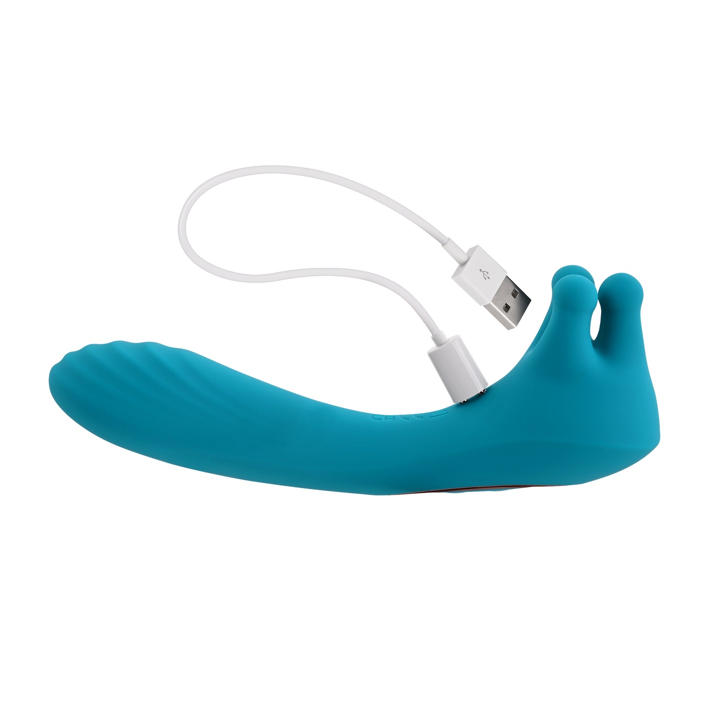 Evolved HEADS OR TAILS Blue 19.3cm USB Rechargeable Dual Ended Massager Vibrator