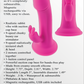 Evolved SOMEBUNNY TO LOVE Pink 19.7cm USB Rechargeable Rabbit Vibrator