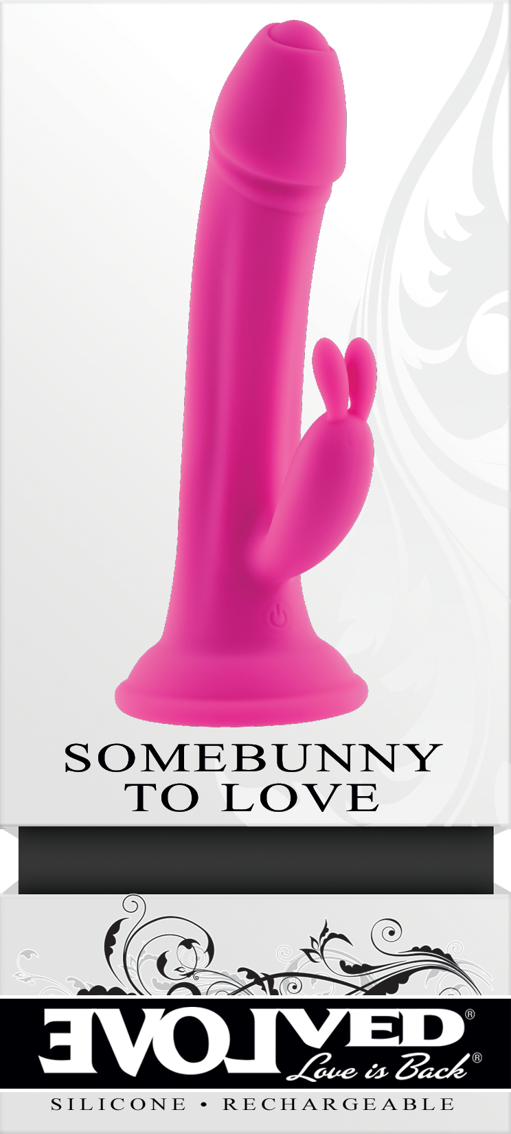 Evolved SOMEBUNNY TO LOVE Pink 19.7cm USB Rechargeable Rabbit Vibrator