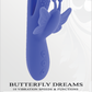 Evolved BUTTERFLY DREAMS Purple 23.8cm USB Rechargeable Butterfly Vibrator