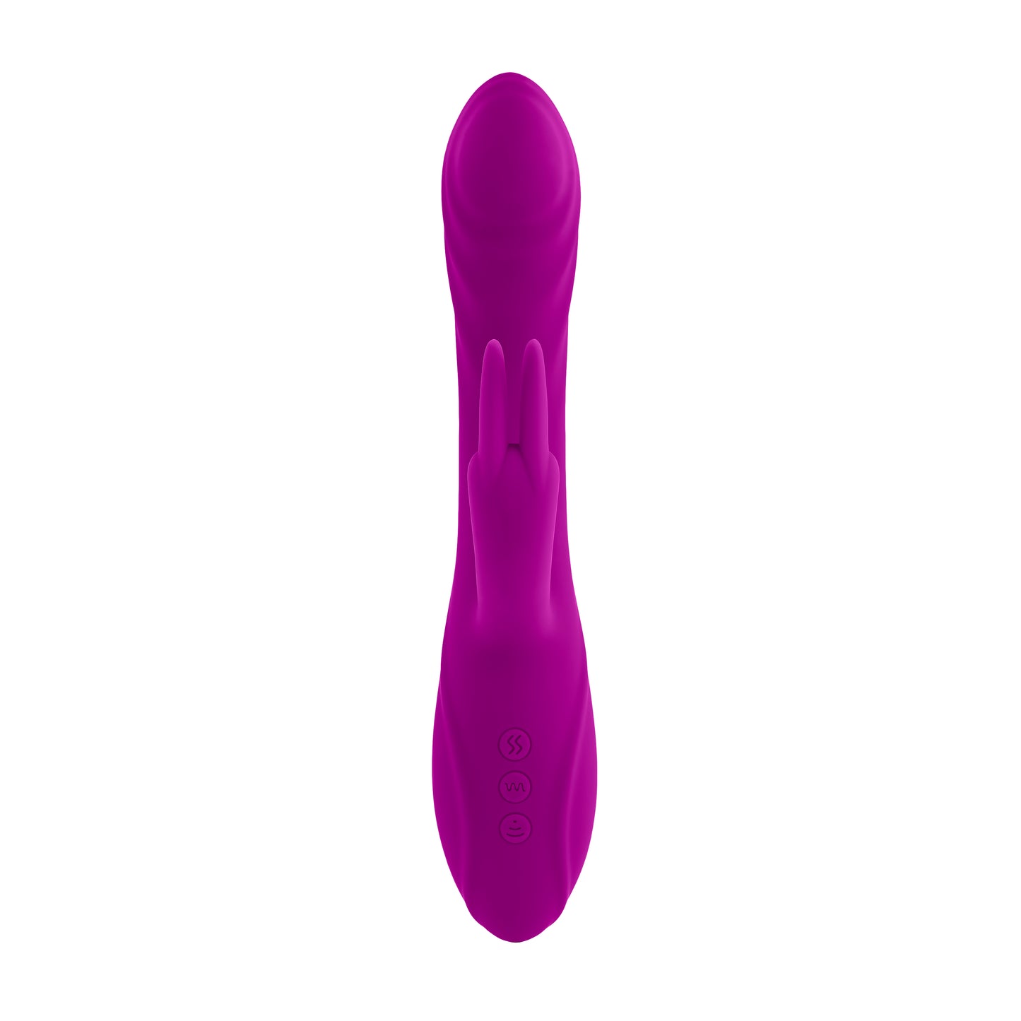 Evolved FOURGASM Purple 21.9cm USB Rechargeable Triple Vibrator with Suction