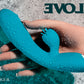 Evolved FIERCE FLICKER Blue 19.5cm USB Rechargeable Rabbit Flicker Vibrator