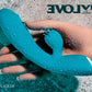 Evolved FIERCE FLICKER Blue 19.5cm USB Rechargeable Rabbit Flicker Vibrator