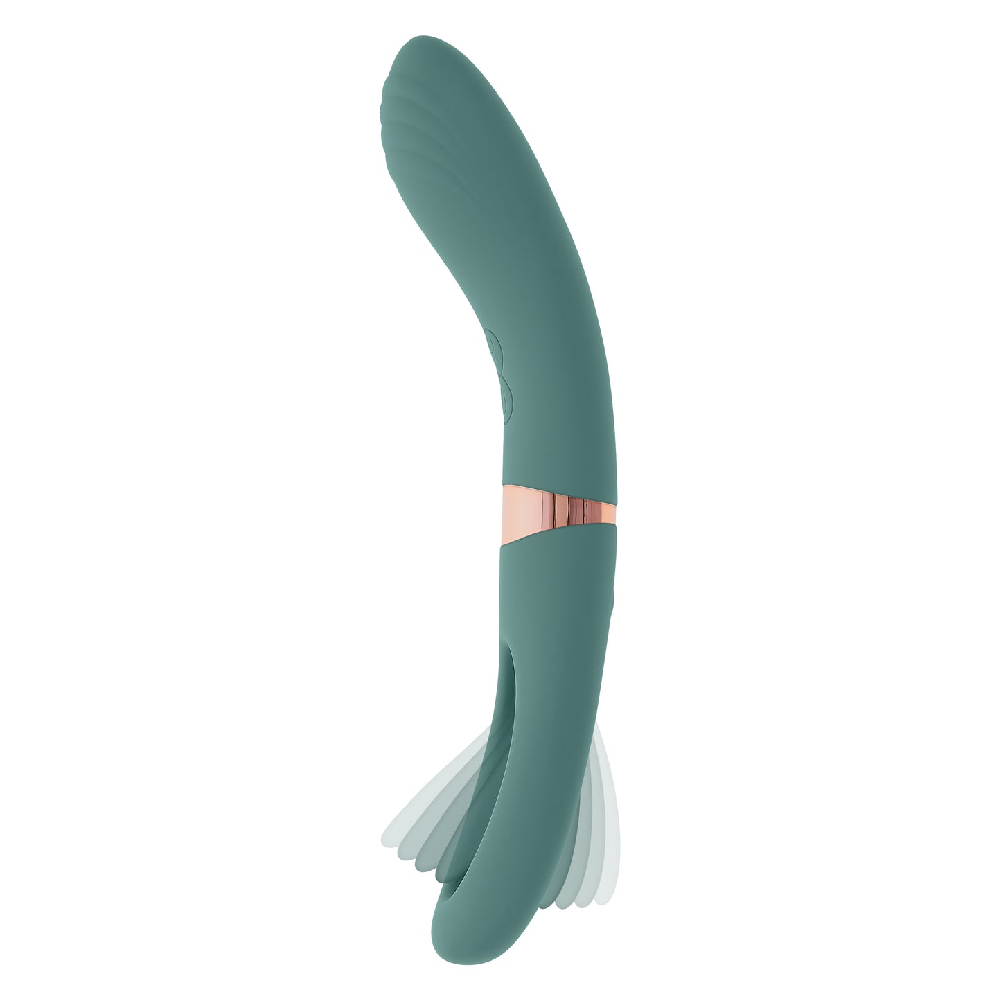 Evolved CHICK FLICK Olive Green 24cm USB Rechargeable Vibrator with Flicking Tip