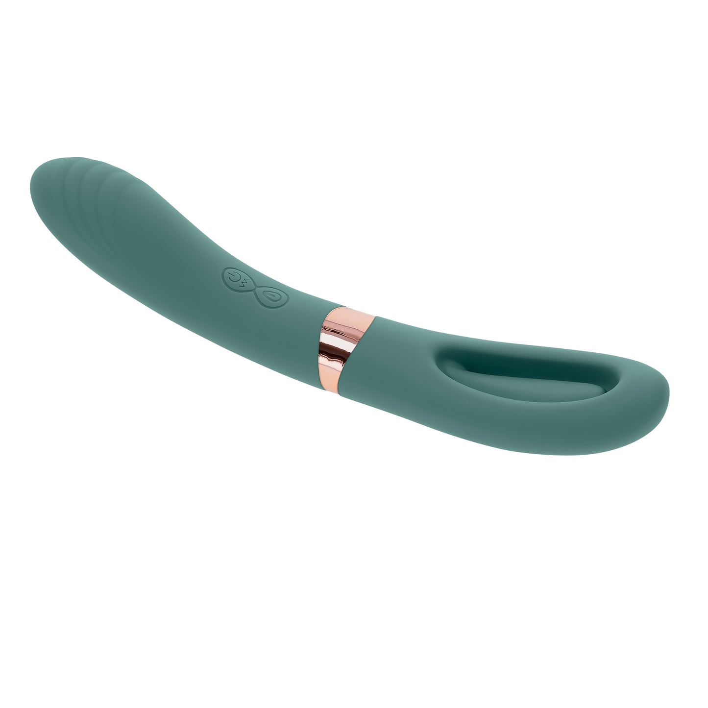 Evolved CHICK FLICK Olive Green 24cm USB Rechargeable Vibrator with Flicking Tip