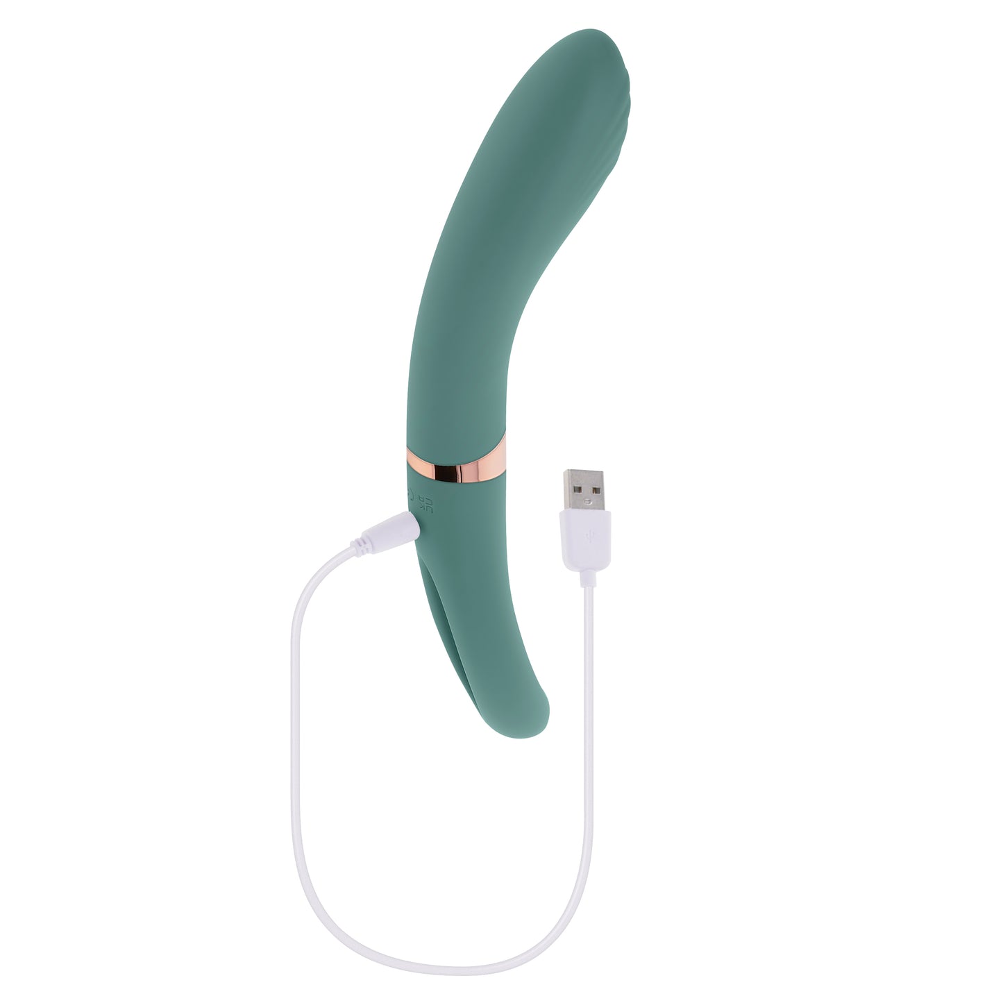 Evolved CHICK FLICK Olive Green 24cm USB Rechargeable Vibrator with Flicking Tip