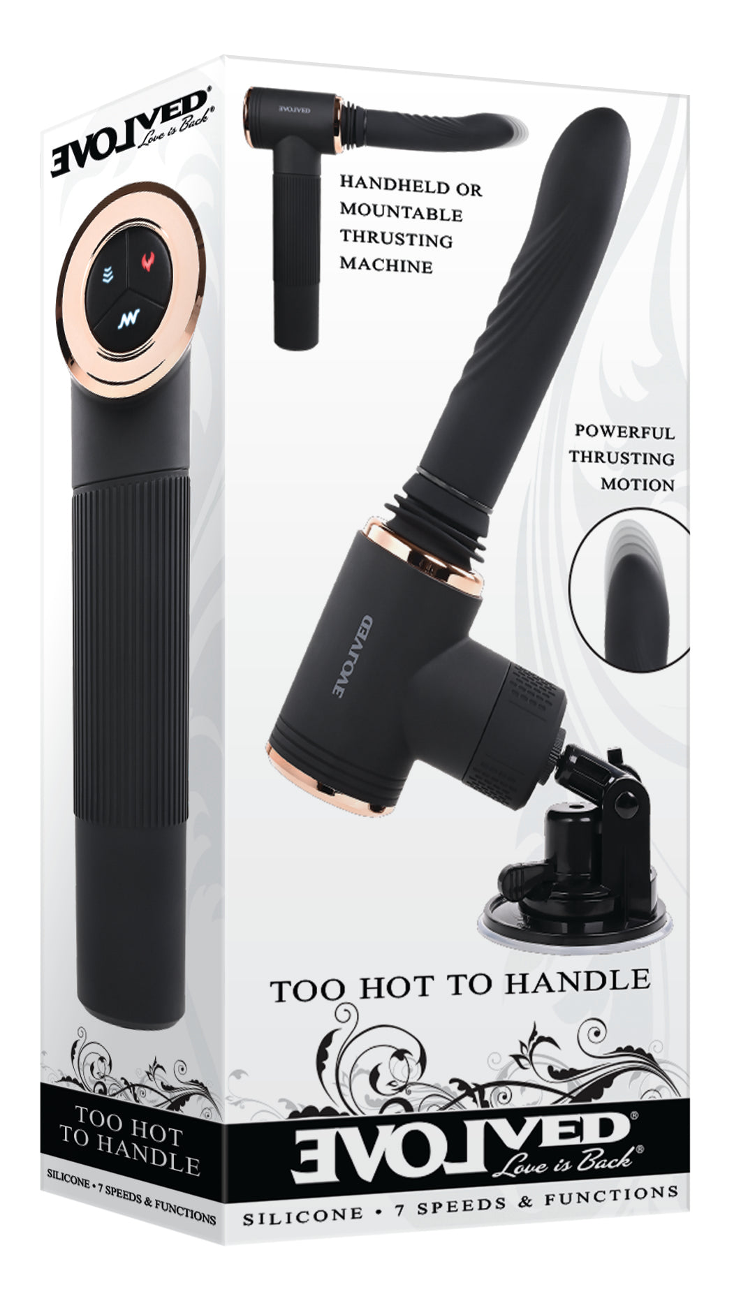 Evolved TOO HOT TO HANDLE Thrusting Vibe with Stand