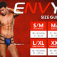 Envy Microfiber Magnetic G String Black Size S/M or M/L or L/XL