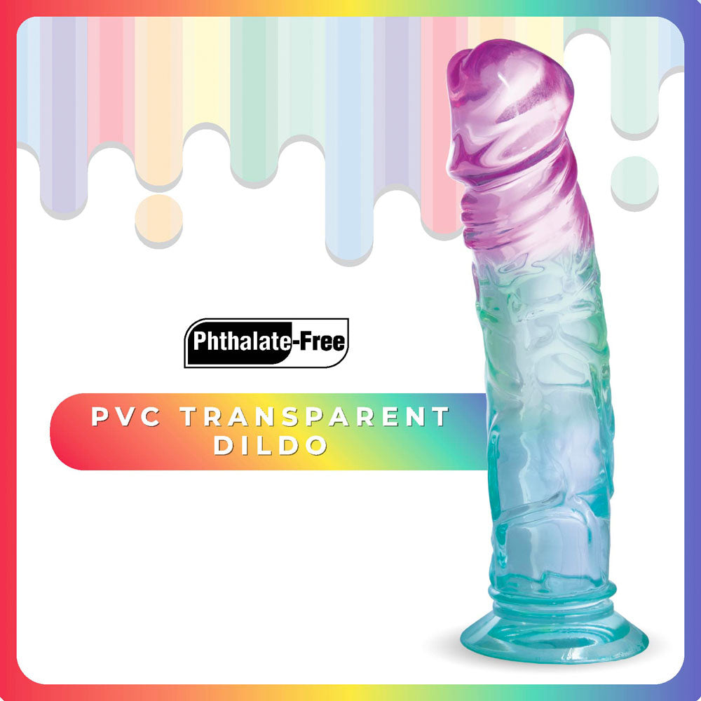 Excellent Power | Jellido 18cm Clear Coloured Dildo