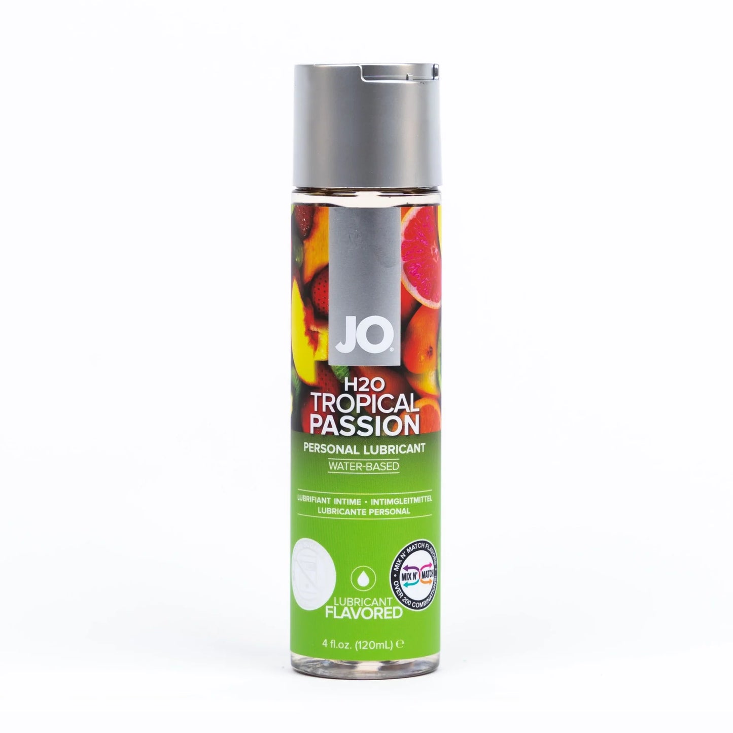 JO H2O Flavored Tropical Passion Lubricant 4oz/120ml