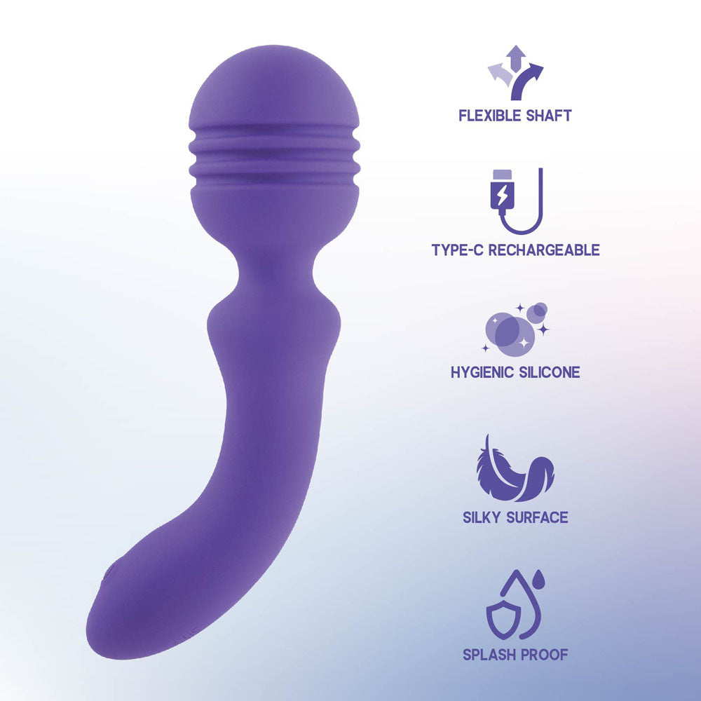 Excellent Power | Xciter - Purple 16.5cm USB Rechargeable Massage Wand