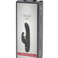 Fifty Shades of Grey Greedy Girl Rechargeable Slimline Rabbit Vibrator Black