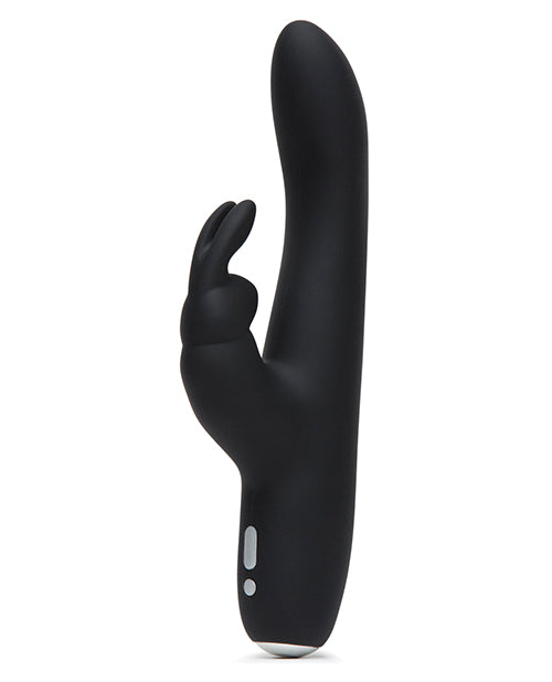 Fifty Shades of Grey Greedy Girl Rechargeable Slimline Rabbit Vibrator Black