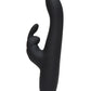 Fifty Shades of Grey Greedy Girl Rechargeable Slimline Rabbit Vibrator Black