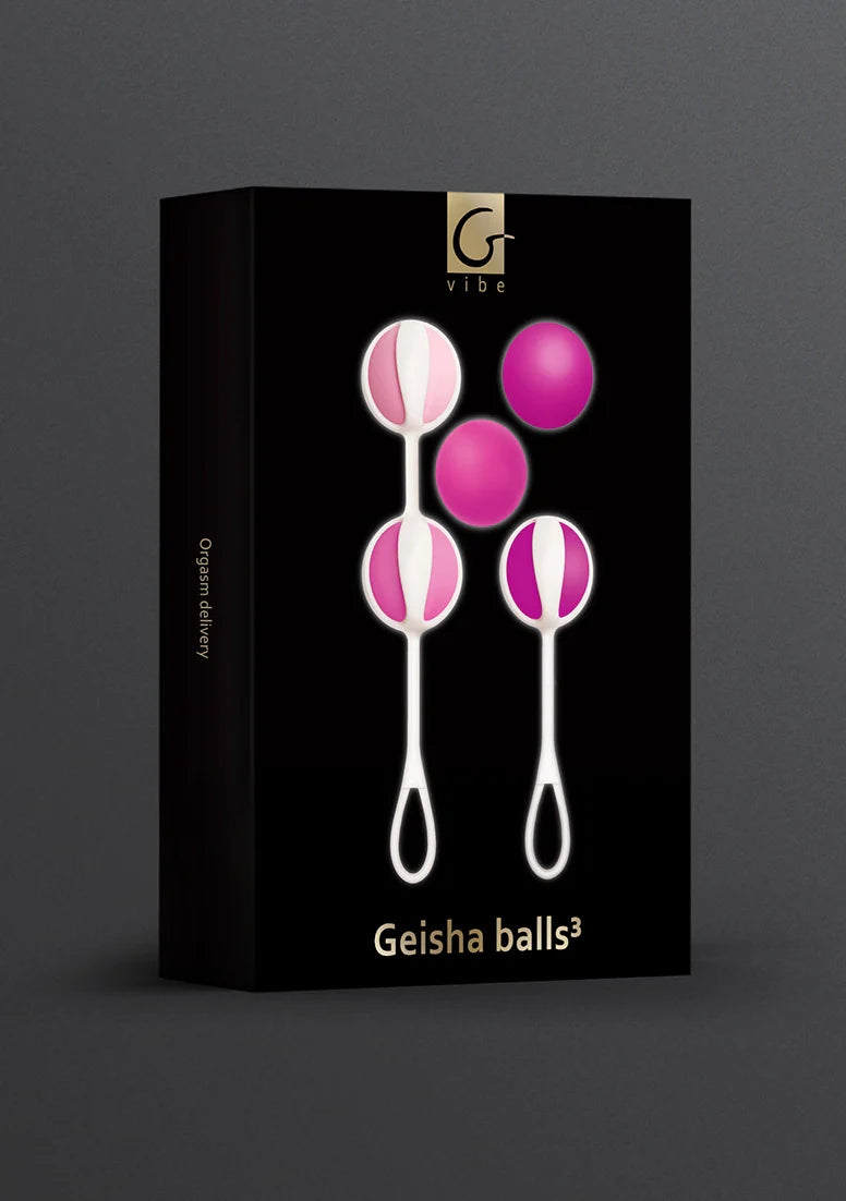 Gvibe Geisha Balls 3 Sugar Pink - Kegel Exercises