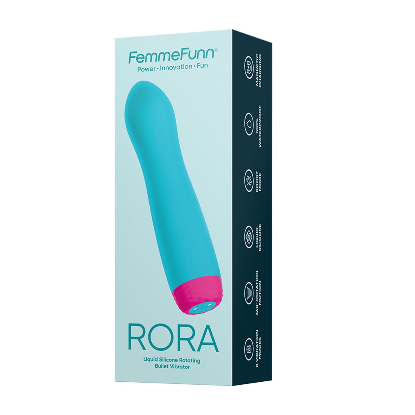 Femme Funn Rora Liquid Silicone Rotating Bullet Vibrator