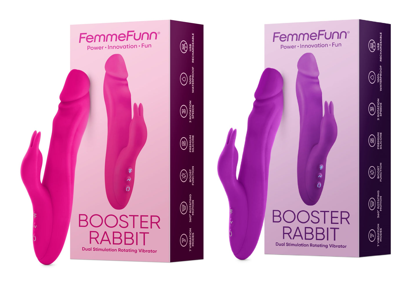 Femme Funn Booster Rabbit Rotating Vibrator