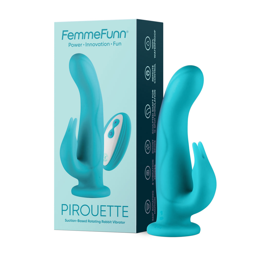 Femme Funn Pirouette Rotating Rabbit Vibrator