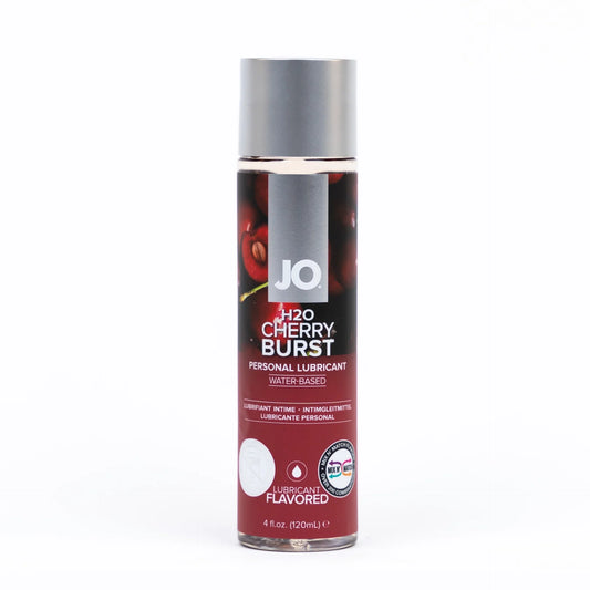 JO H2O Cherry Burst Flavored Water Based Lubricant 4oz/120ml