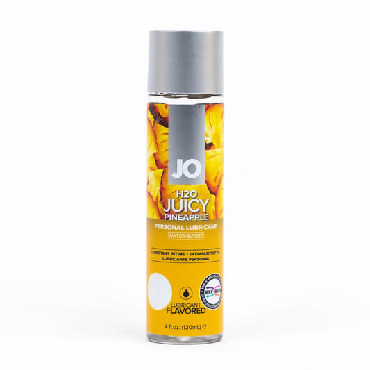 JO H2O Juicy Pineapple Flavored Water Based Lubricant 4oz/120ml