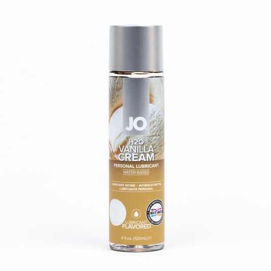 JO H2O Vanilla Cream Flavored Water Based Lubricant 4oz/120ml