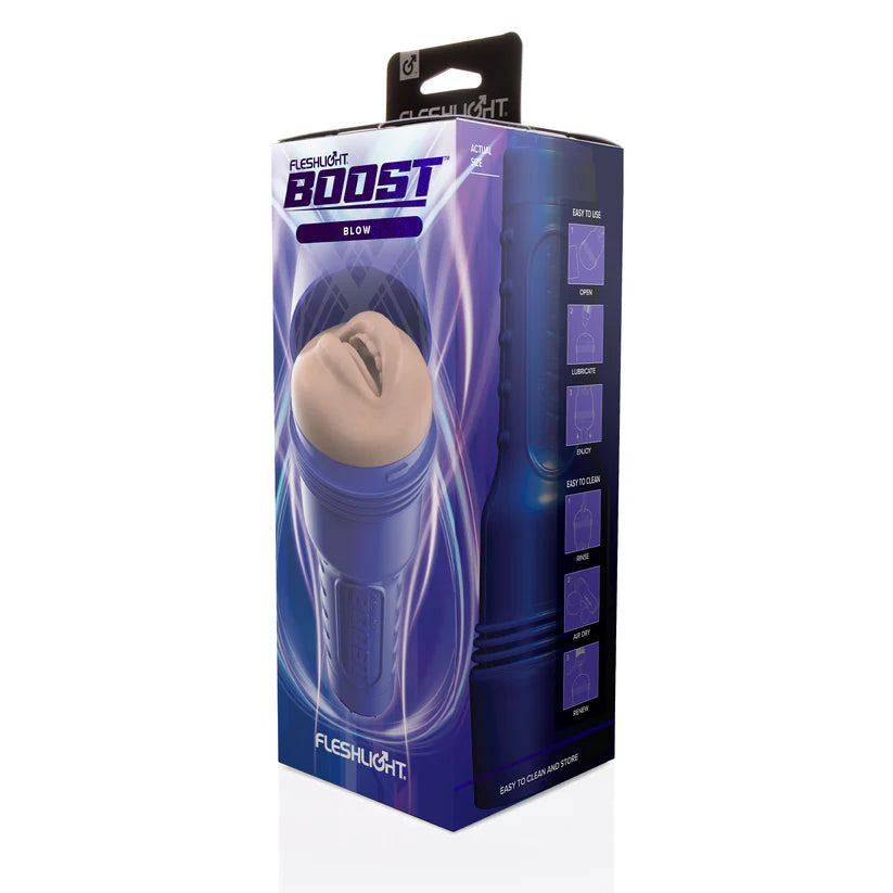 Fleshlight Boost Blow Light Medium Mouth Masturbator Flesh