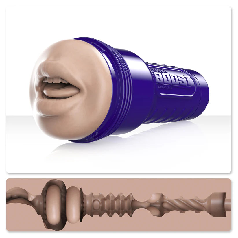 Fleshlight Boost Blow Light Medium Mouth Masturbator Flesh