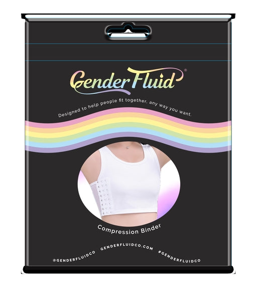 Shibari | Gender Fluid Chest Compression Binder White M/L/XL/2XL/3XL