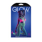 Fantasy Lingerie GLOW COME ALIVE 3pc Suspender Stockings Set - One Size