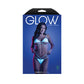 Fantasy Lingerie GLOW PRISMATIC Cutout Bra & Panty - Size S/M or M/L