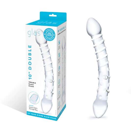 Electric EEL | 10" Double Trouble Glass Dildo