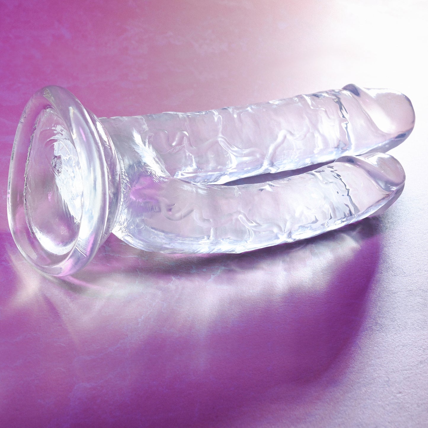 Gender X DUALISTIC Clear 23.5cm Double Penetrating Dong Dildo