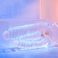 Gender X DUALISTIC Clear 23.5cm Double Penetrating Dong Dildo