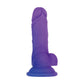 Gender X SEMI SWEET TART Blue/Purple 14cm Colour Changing Dong Dildo