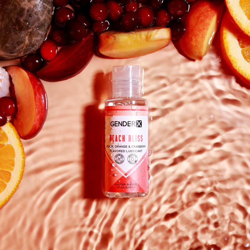 Gender X BEACH BLISS Peach, Orange & Cranberry Water Based Lubricant Lube 60ml