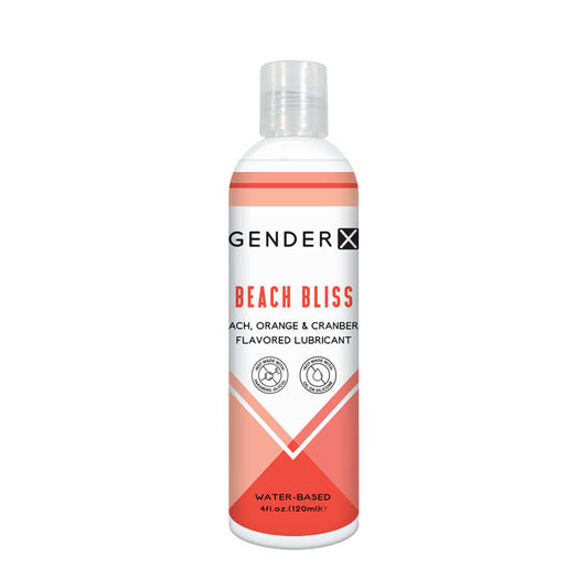 Gender X BEACH BLISS Peach, Orange & Cranberry Water Based Lubricant Lube 120ml