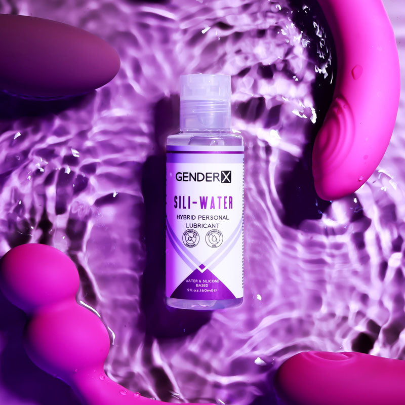 Gender X SILI-WATER Hybrid Silicone Water Based Lubricant Lube 60ml