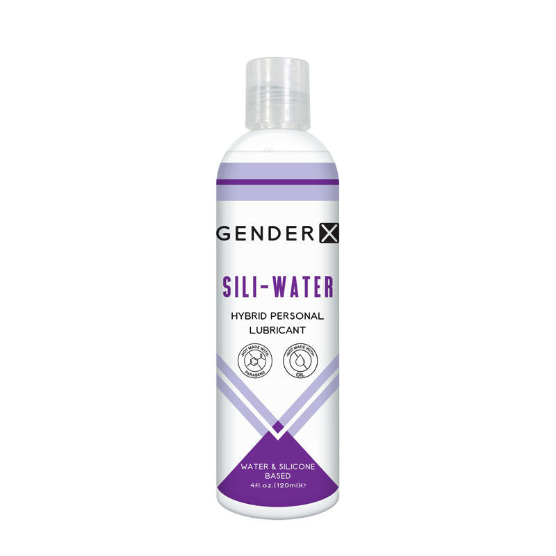 Gender X SILI-WATER Hybrid Silicone Water Based Lubricant Lube 120ml