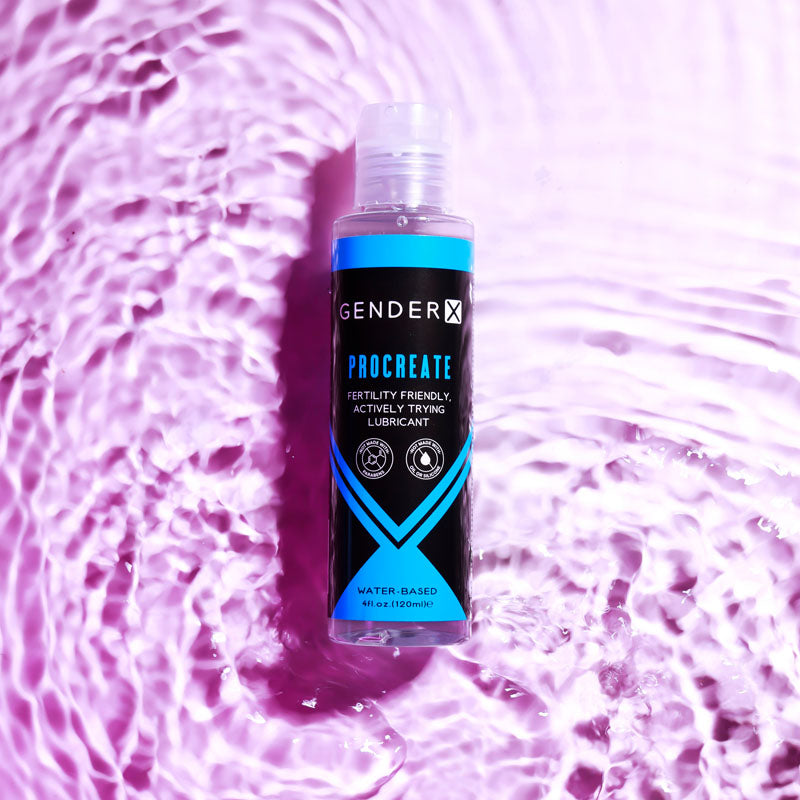 Gender X PROCREATE Fertility Friendly Water Based Lubricant Lube 120ml