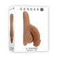 Gender X 4" PACKER - Medium Tan 10cm Packer Dildo Dong